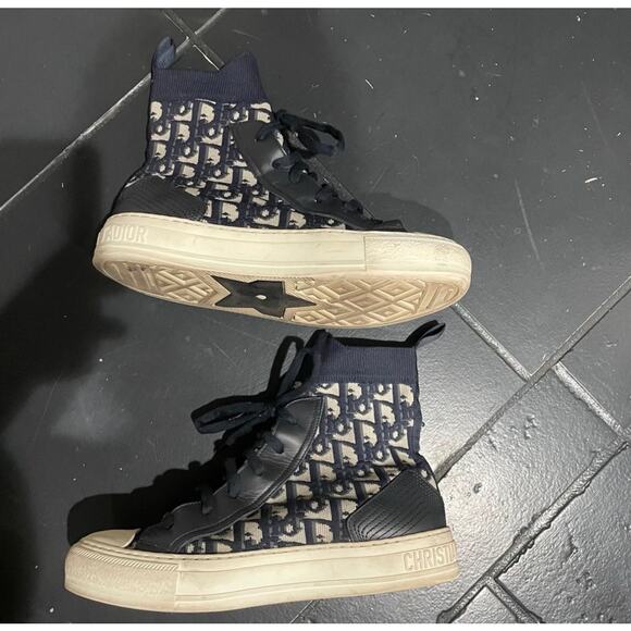 Christian Dior oblique slip on high top sneakers - Picture 5 of 9